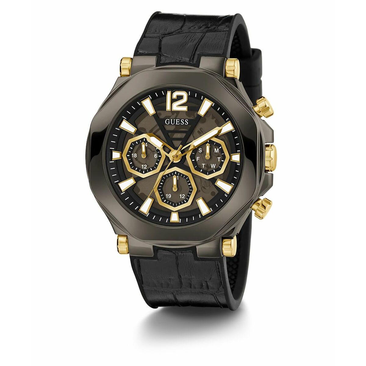 Guess Horloge Heren Guess Gw0492G1 (Ø 46 Mm)