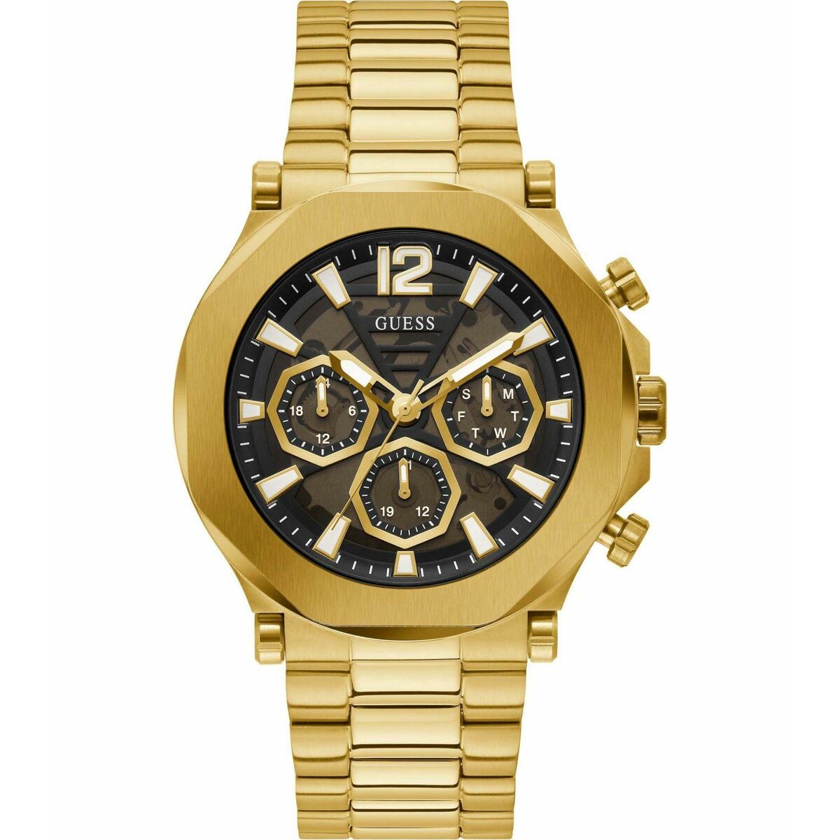 Guess Horloge Heren Guess Gw0539G2 (Ø 46 Mm)