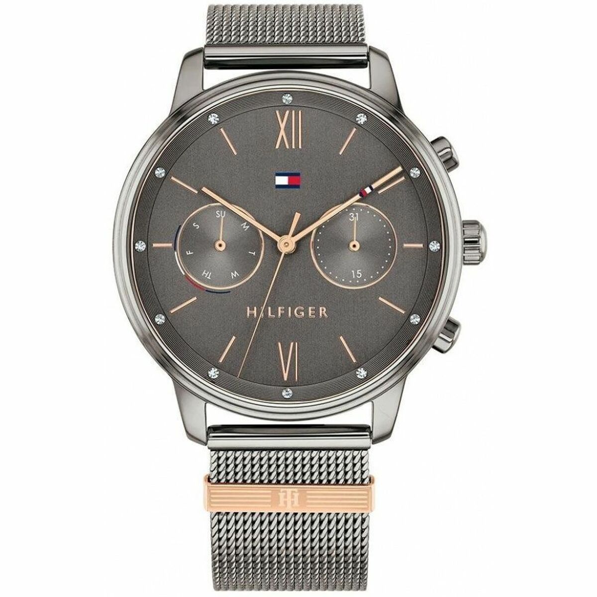 Tommy Hilfiger Horloge Uniseks Tommy Hilfiger 1782304 Donker Grijs (Ø 37 Mm)