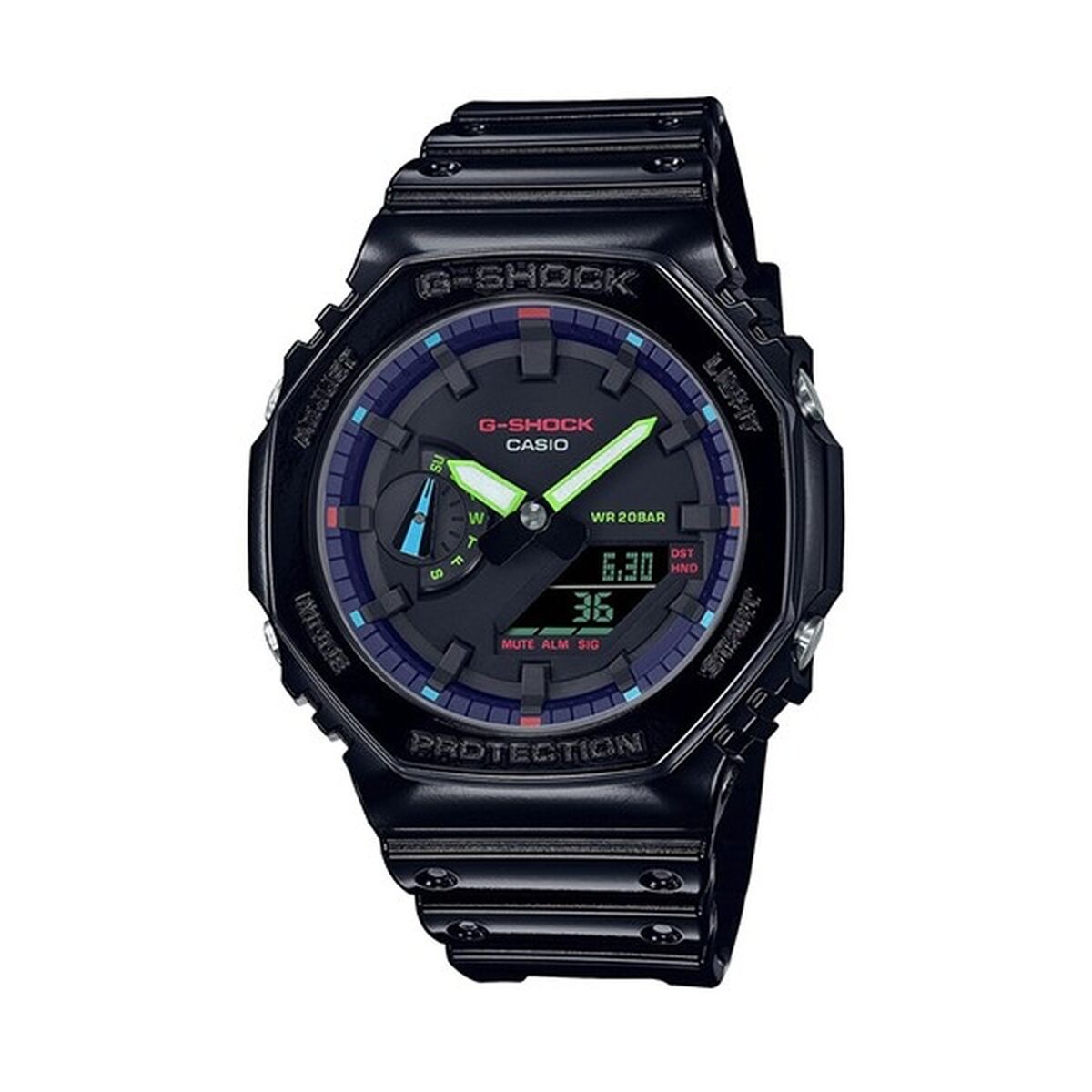 Casio Horloge Heren Casio Ga-2100Rgb-1Aer (Ø 48,5 Mm)