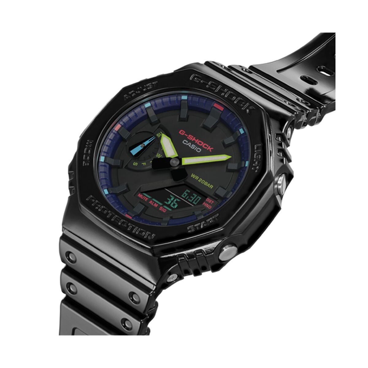 Casio Horloge Heren Casio Ga-2100Rgb-1Aer (Ø 48,5 Mm)